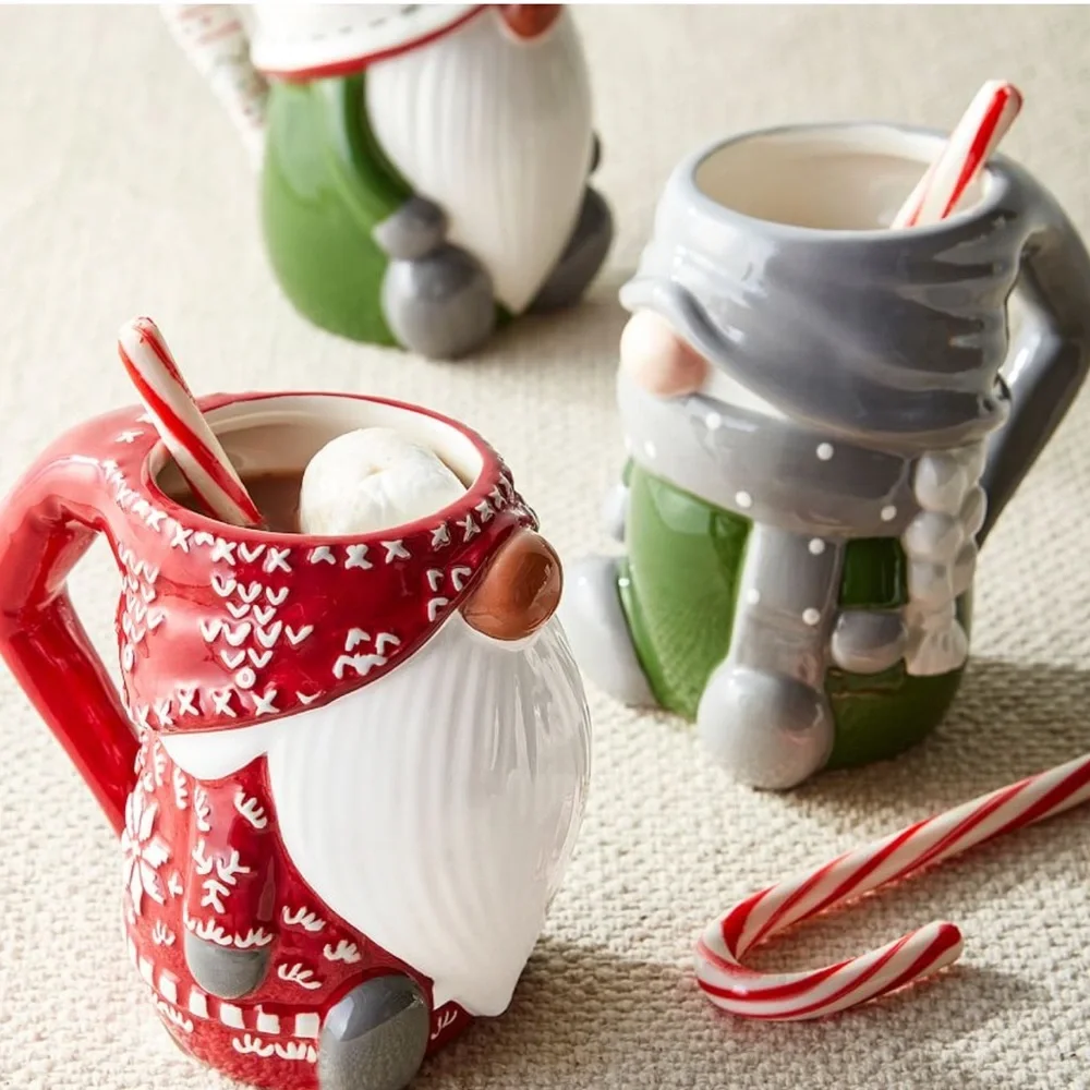 Pottery Barn Gnome Mug NEW